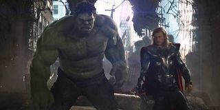 Hulk and thor the Avengers