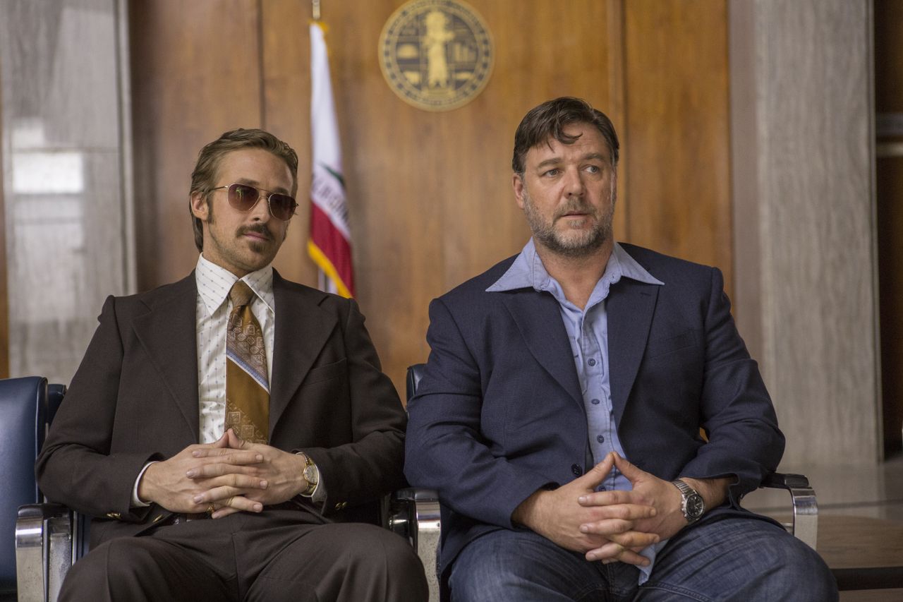 Ryan Gosling and Russel Crowe star in &amp;quot;The Nice Guys.&amp;quot;