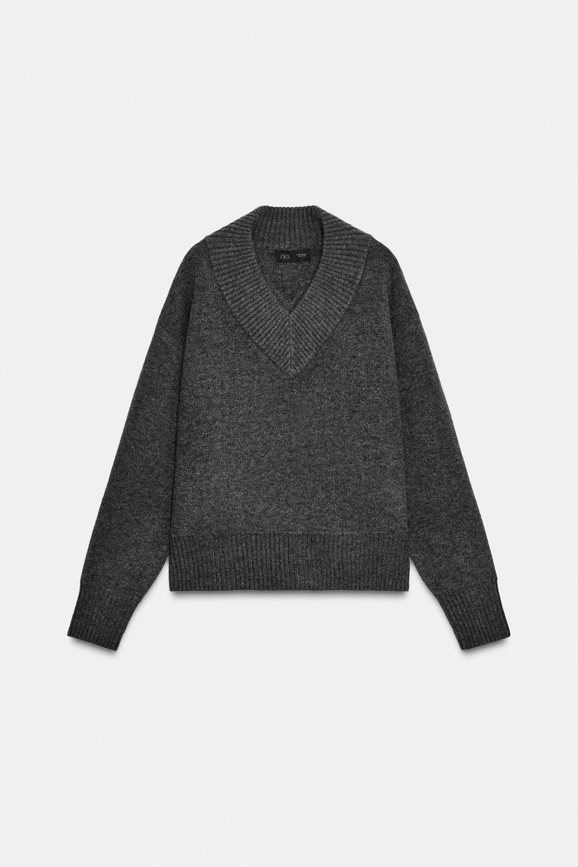 V-Neck Knit Jumper