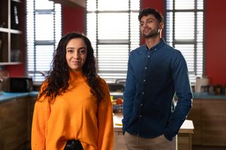 Nadira pictured with her fiancé Shaq Qureshi.