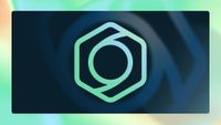 Microsoft Threat Intelligence illustration for its Storm category of developing threat actors: a green hexagon around a spiral on a dark navy panel