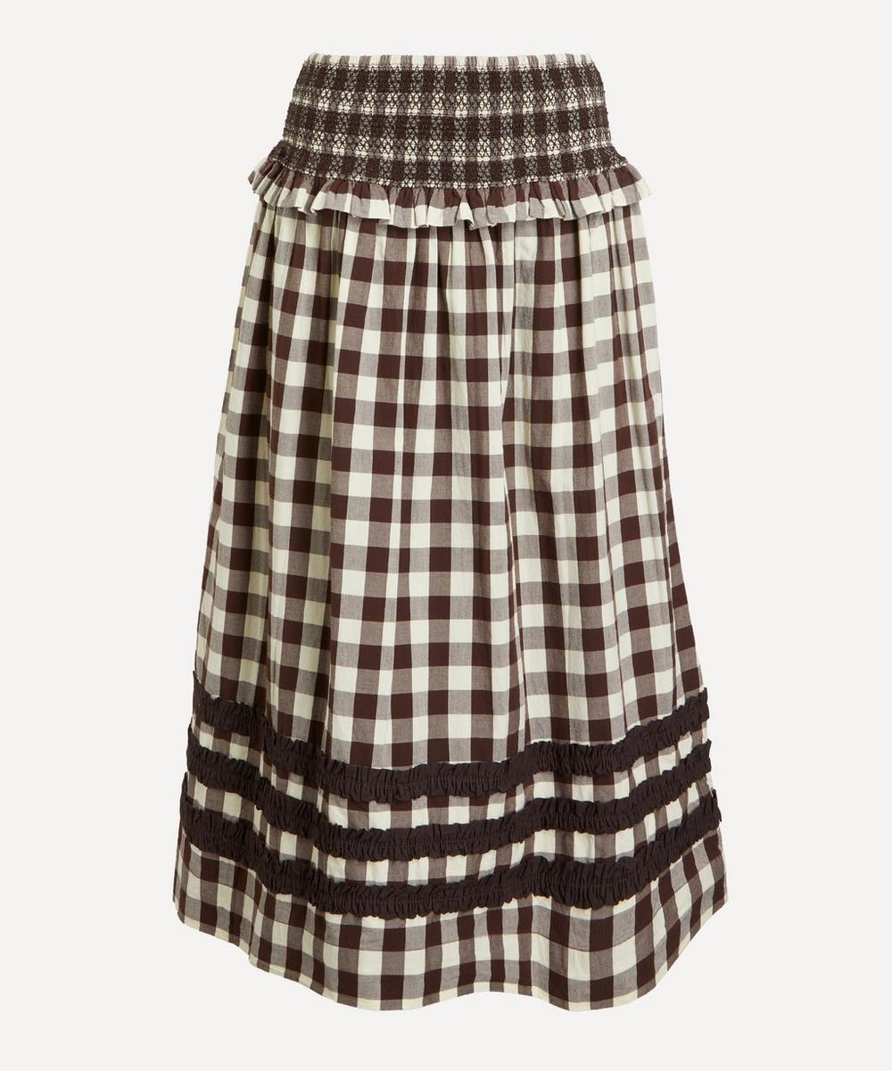 Ava Ruffle Midi Skirt