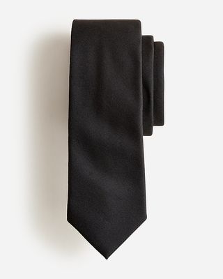 American Wool Tie in Black
