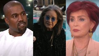Kanye West, Ozzy Osbourne and Sharon Osbourne