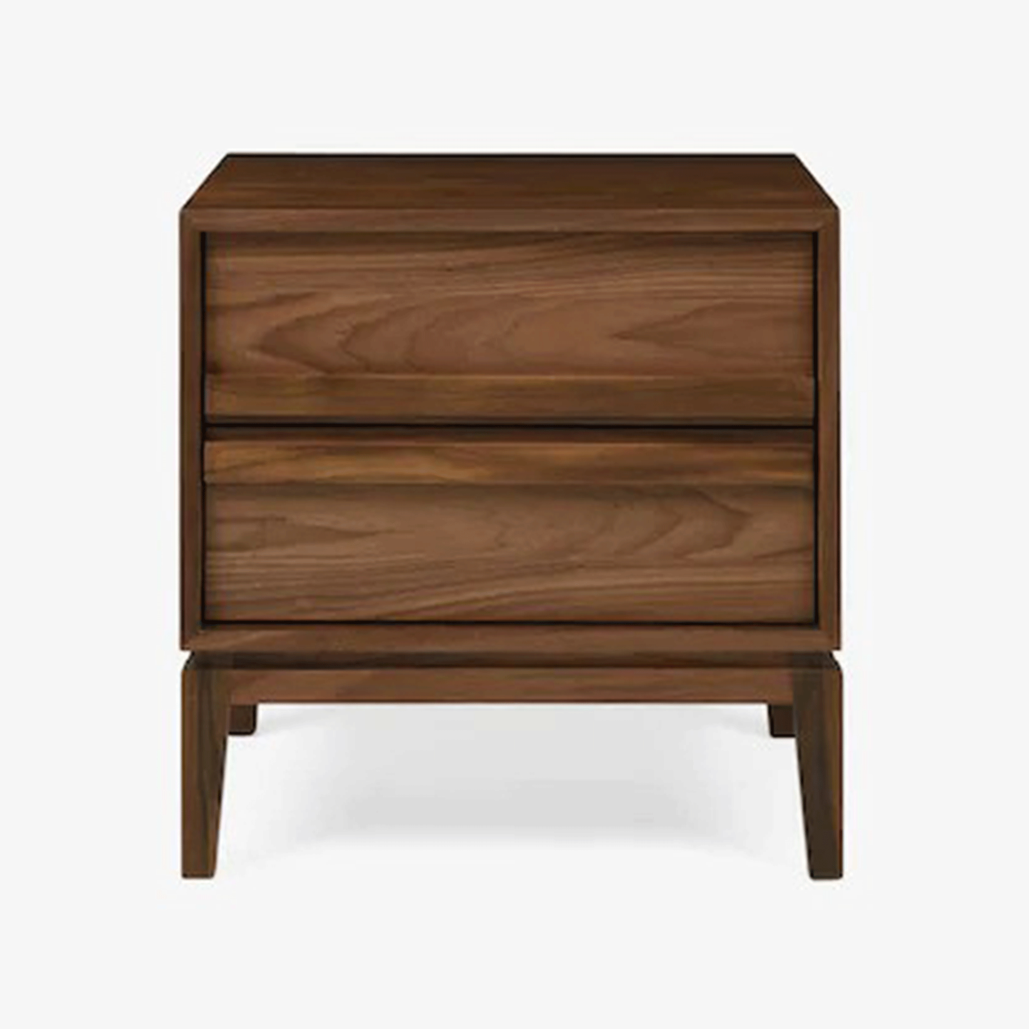 Wooden bedside table