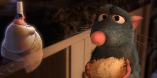Ratatouille Pixar movie Remy and Chef Gusteau