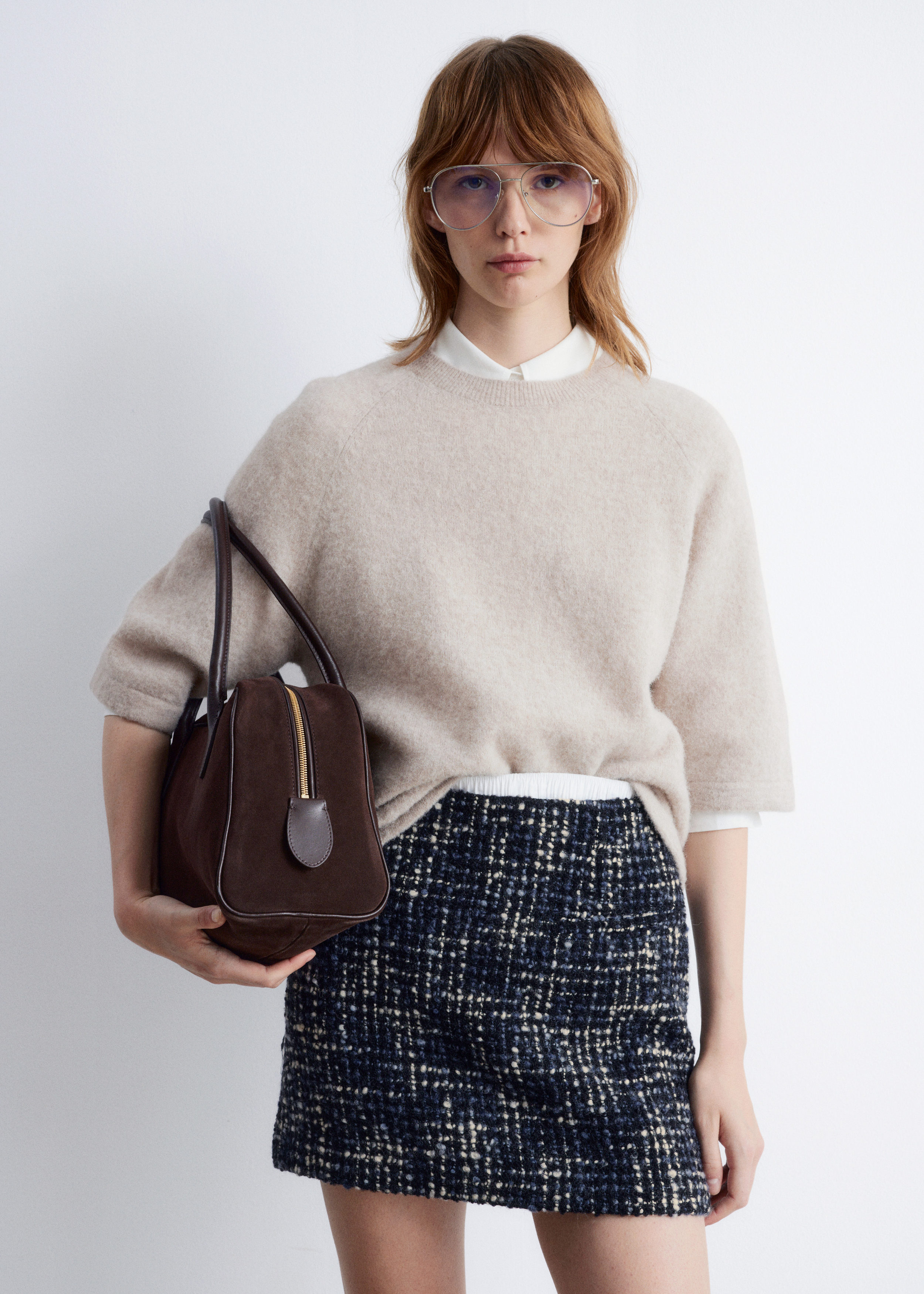 Alpaca-Blend Knitted Top