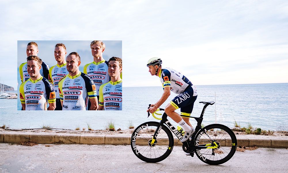 2022 Intermarché-Wanty-Gobert Matériaux will be led in sprints by Alexander Kristoff, who models new kits with teammates