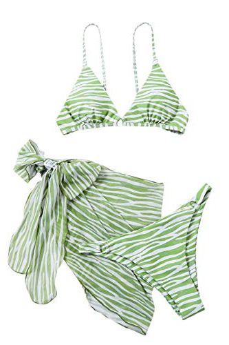 SOLY HUX X Women's Wrap Triangle Bikini Bathing Suits 