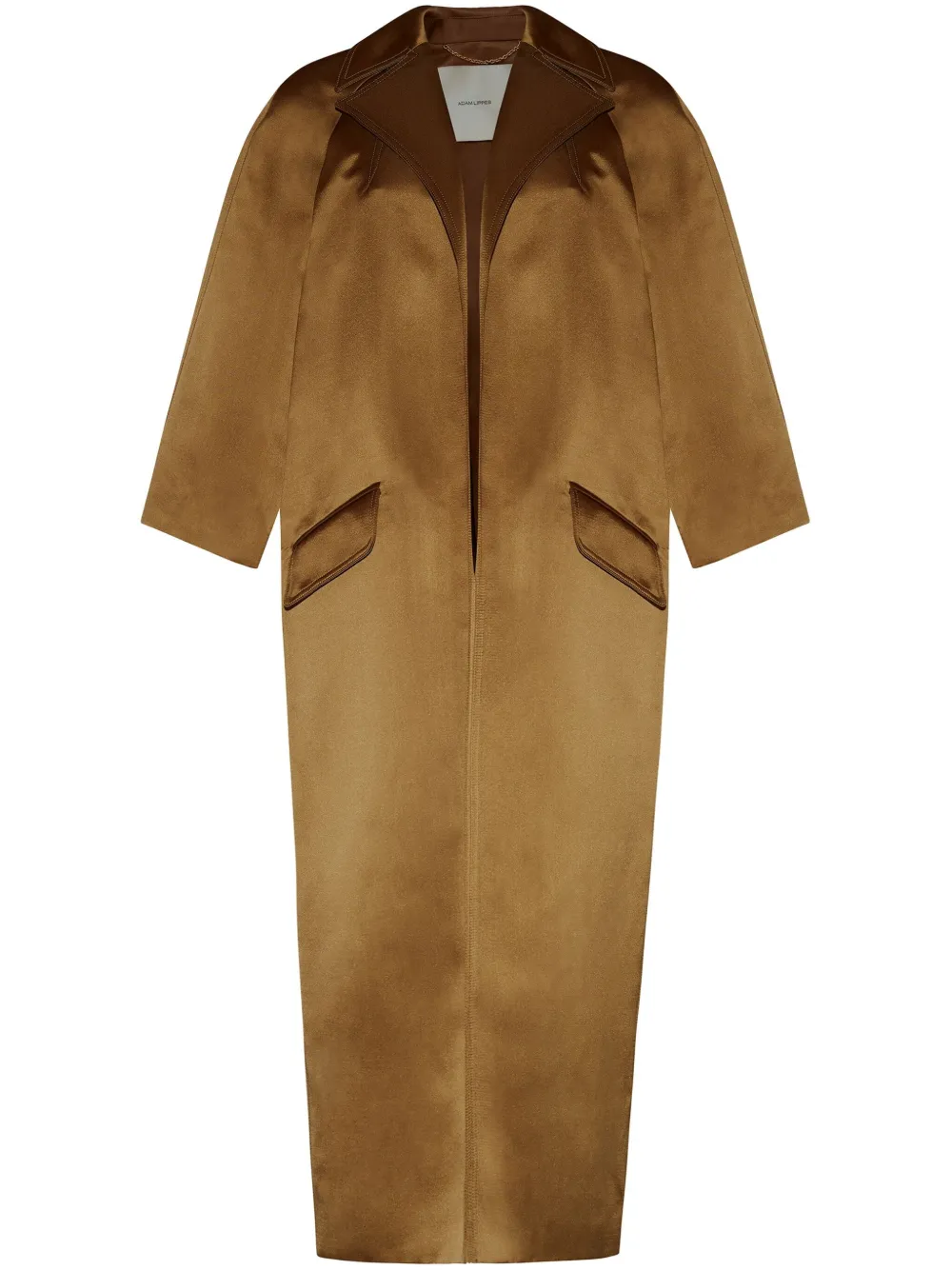 Adam Lippes Satin Opera Coat | M