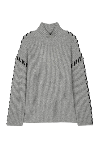 Rails Liam Laced Mock-Neck Sweater (Was $248) 