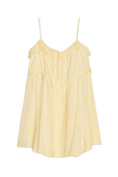 ZARA, Short Ruffle Dress Zw Collection