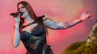 Floor Jansen of Nightwish onstage in 2018