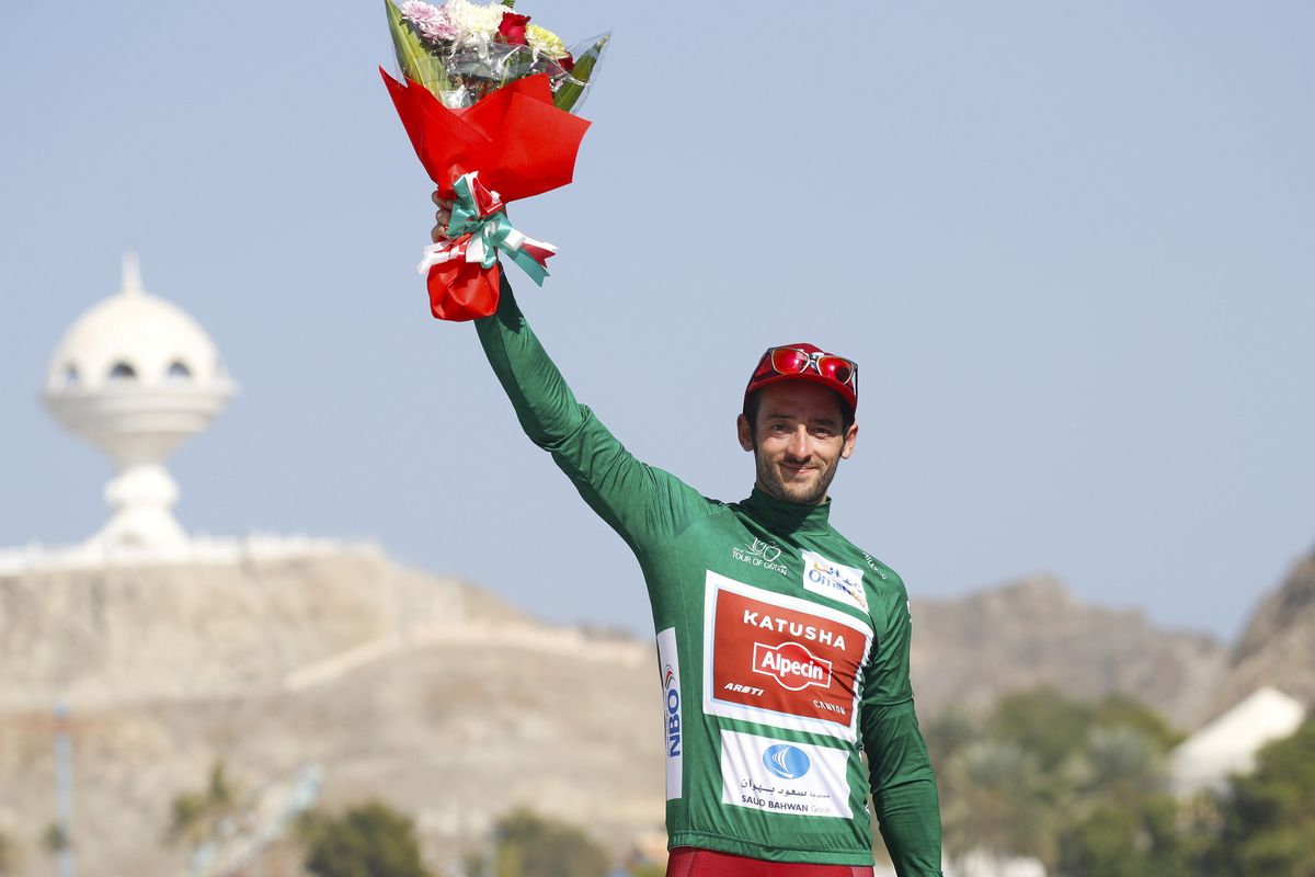 Nathan Haas (Katusha-Alpecin) won the green points jersey