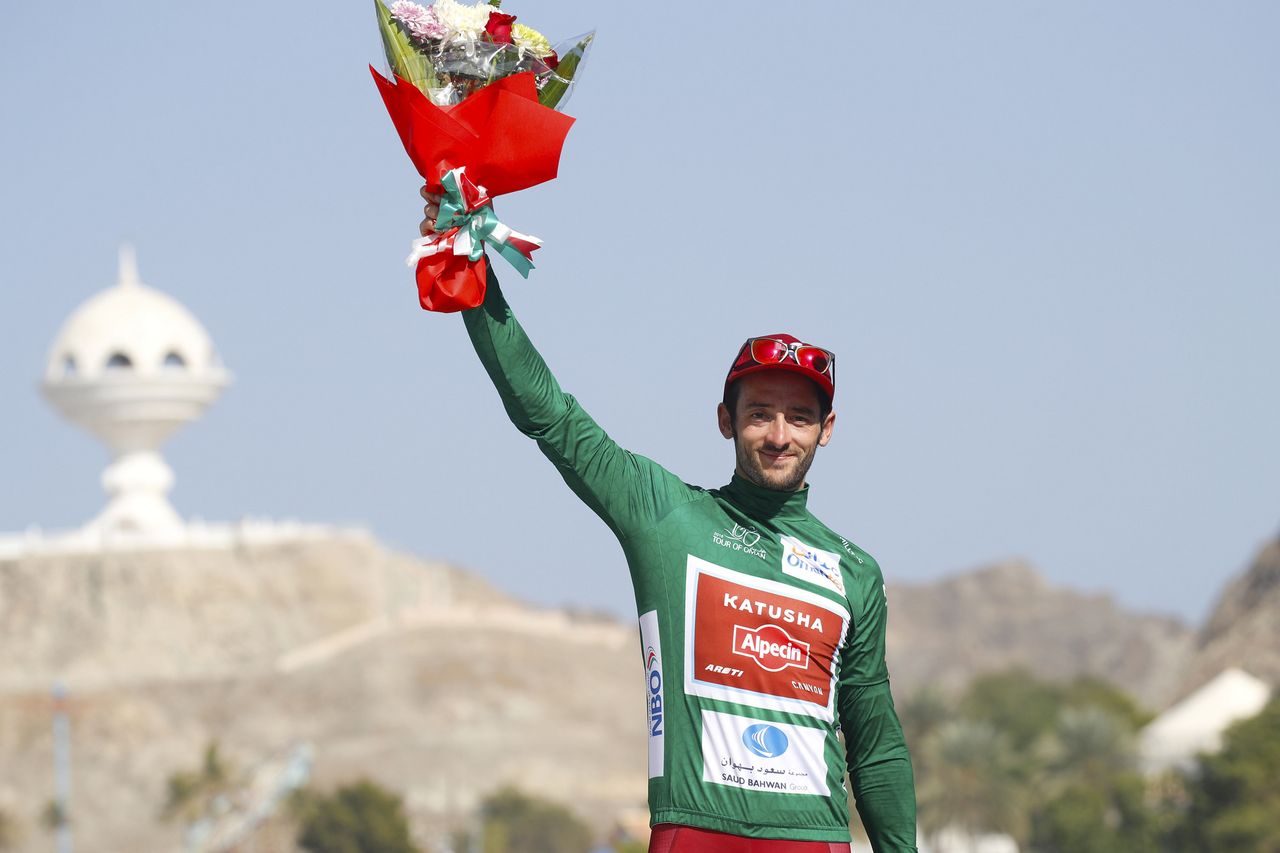 Nathan Haas (Katusha-Alpecin) won the green points jersey