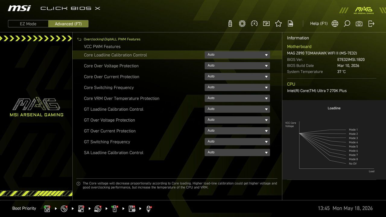 MSI MAG Z890 Tomahawk Wifi II