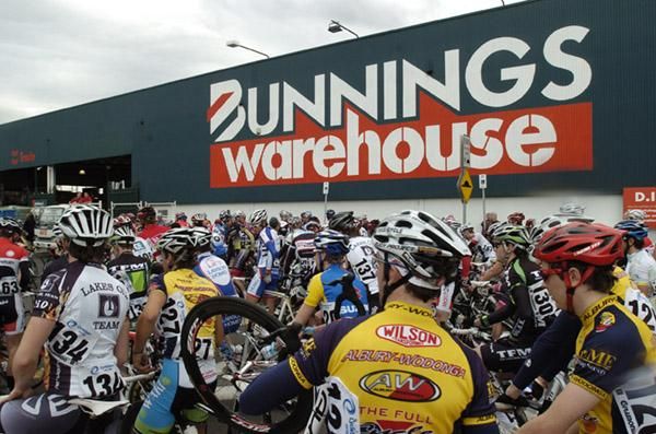 Stage five began from a Bunnings hardware store in Morwell. Bunnings is Australia's largest hardware chain.