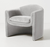Velvet sculptural chair | Was £698, Now £498