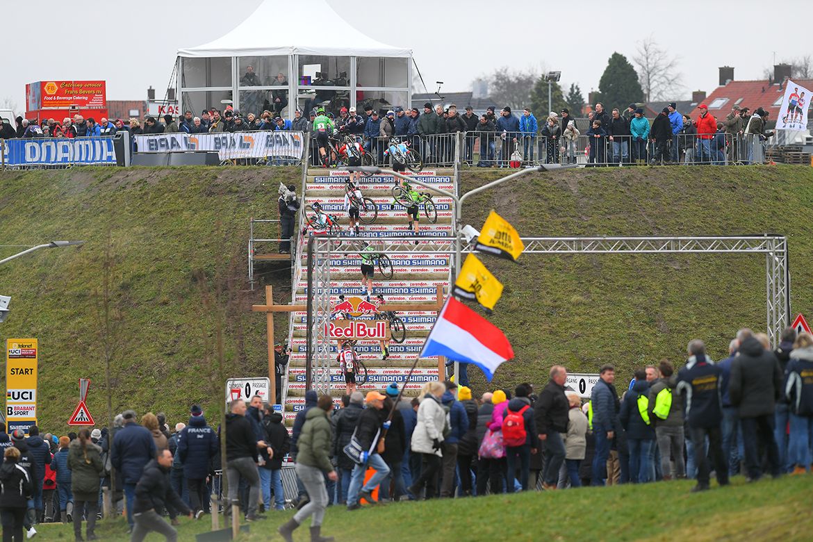 The staircase section
