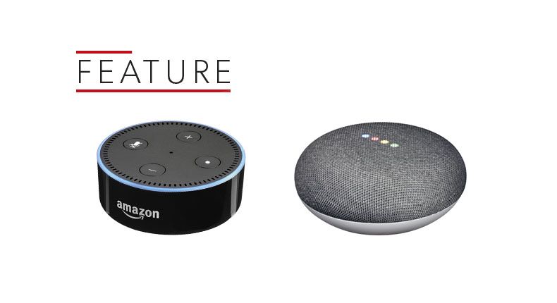 echo dot google home with google mini