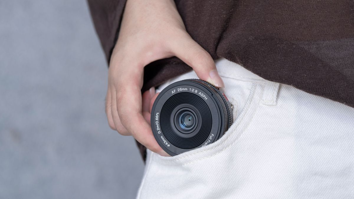 Viltrox unveils a miraculously small 'pancake' lens with bright f/2.8 aperture for Sony and Nikon cameras — and it has an innovative feature I love