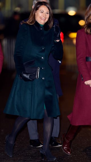 Carole Middleton attends the 'Together at Christmas' Carol Service at Westminster Abbey on December 15, 2022