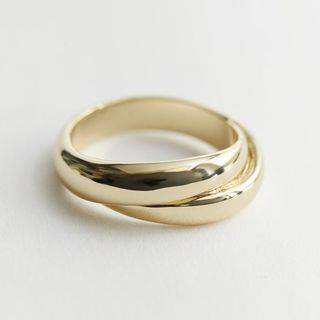 & Other Stories Twist Finish Ring