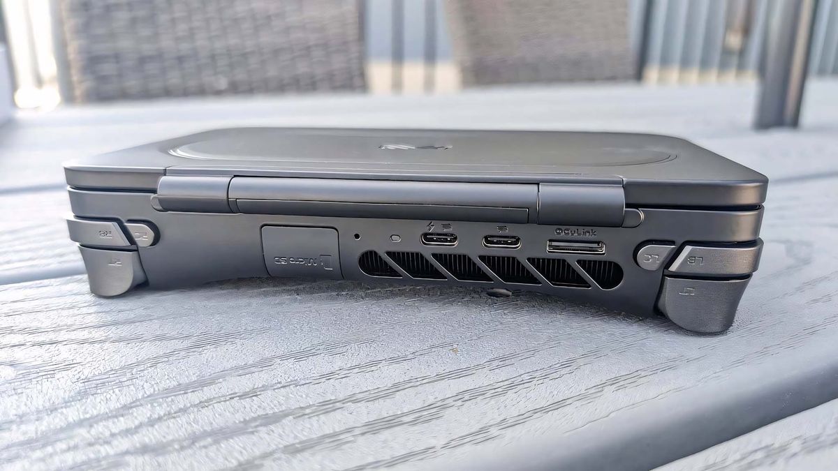 AYANEO Flip DS ports.