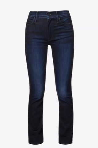 Mother Dazzler Ankle straight-leg mid-rise stretch-denim jeans