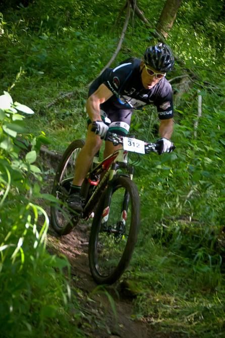 NUE Masters champion Ron Sanborn at the Mohican 100