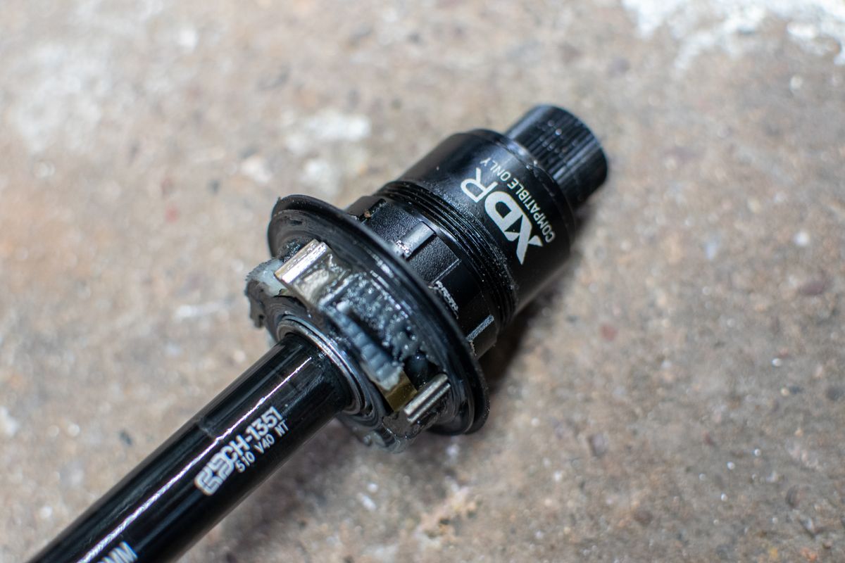 An E13 Piedmont freehub body