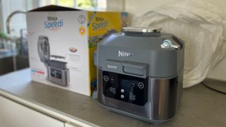 Ninja Speedi Air Fryer unboxed on the counter