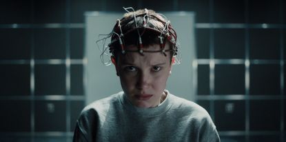 STRANGER THINGS. Millie Bobby Brown as Eleven in STRANGER THINGS. What is Stranger Things based on?