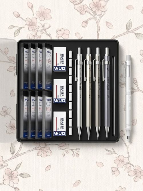 Metal Mechanical Pencil Set