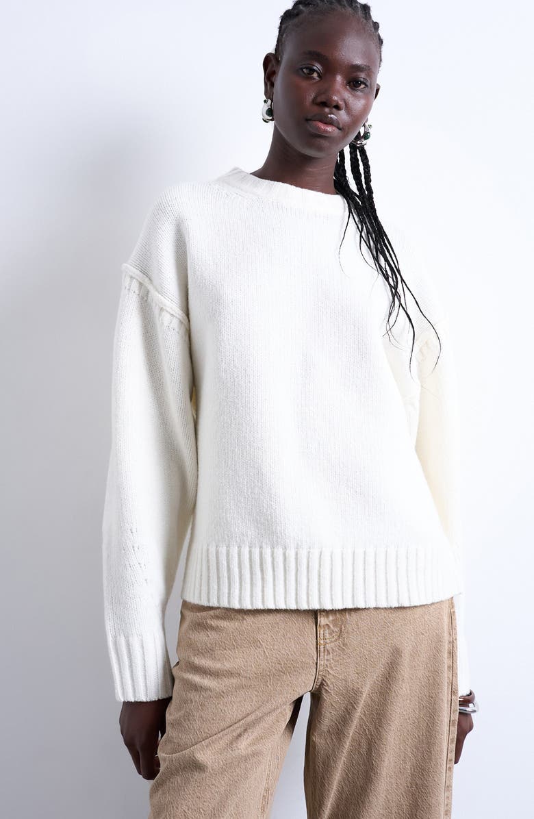 Exposed Seam Sweater