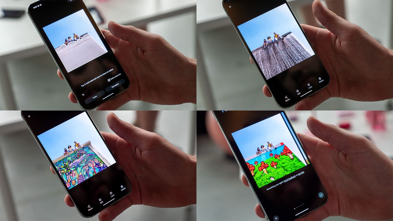 Demoing the new Reimagine Magic Editor upgrade on a Google Pixel 9