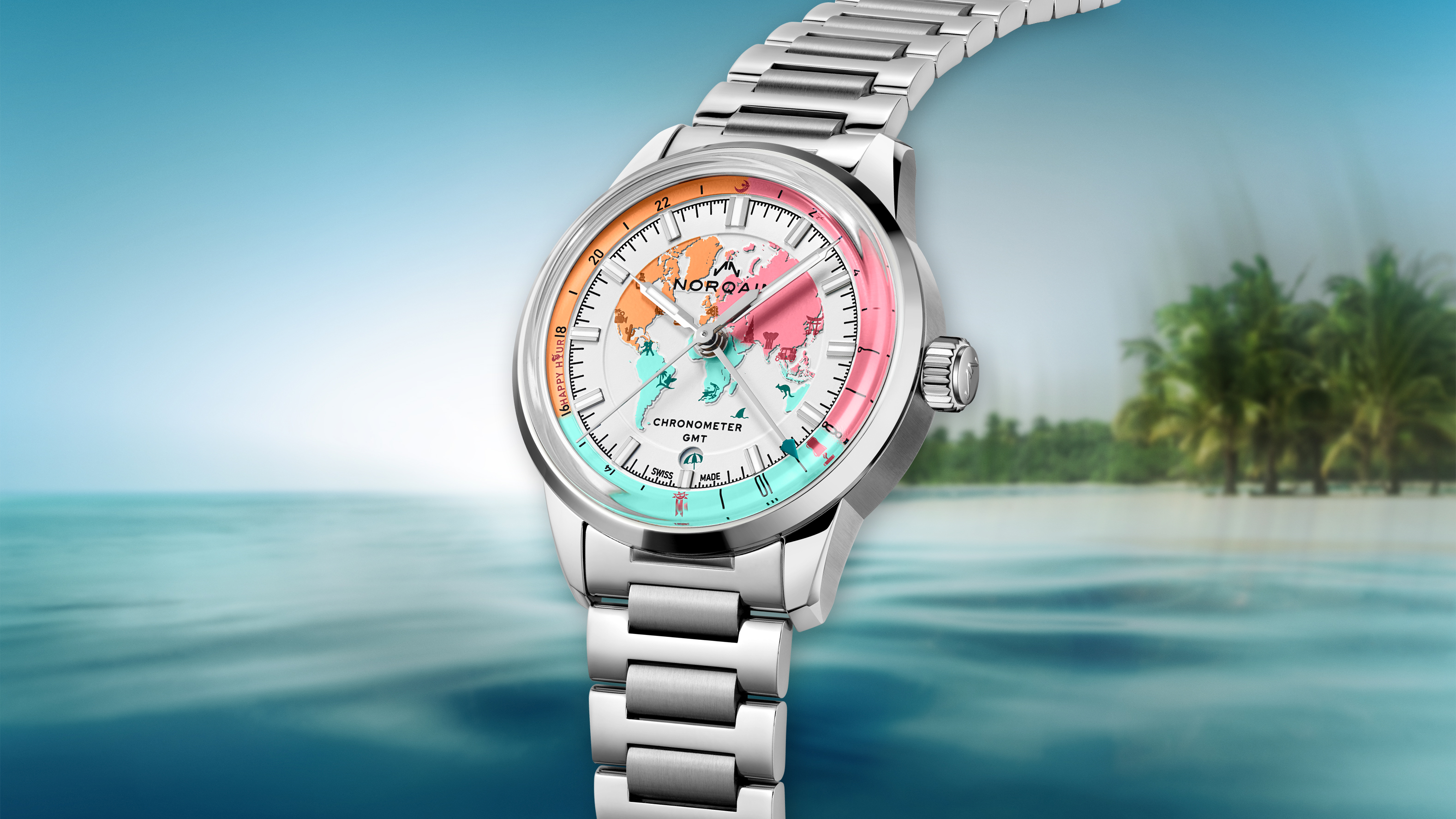 Norqain Freedom GMT Enjoy Life Holiday limited edition