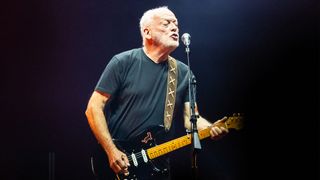 David Gilmour performs during the David Gilmour concert as part of the Luck and Strange tour at Madison Square Garden on November 04, 2024 in New York, New York.