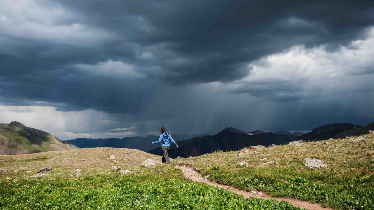 approaching storm clouds