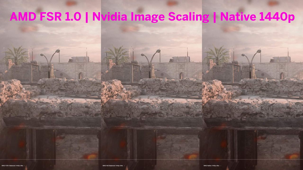 Comparison shots of Modern Warfare 2 using ICAT