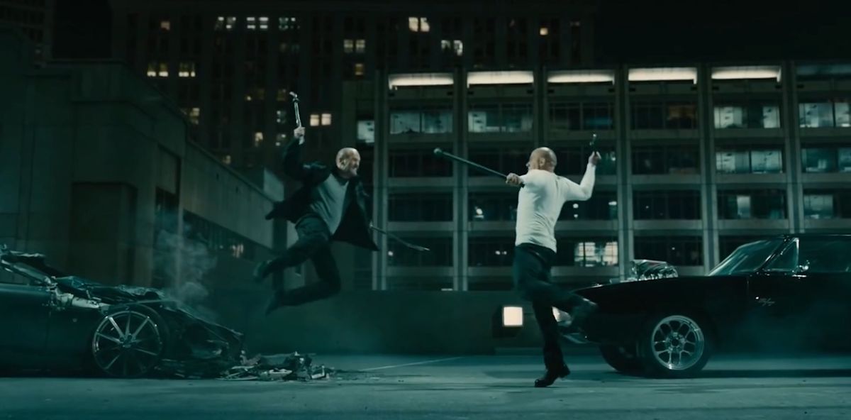 Vin Diesel versus Jason Statham in Furious 7