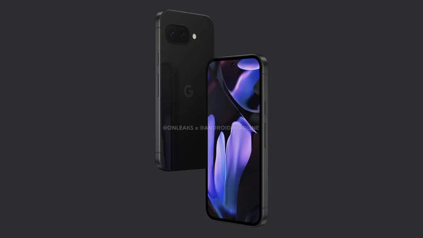 Leaked render of the Google Pixel 9a