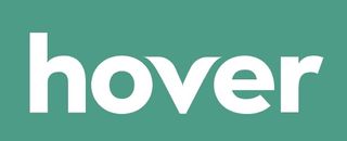 Hover logo on cyan background