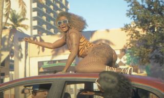 GTA 6 woman twerking on roof of car
