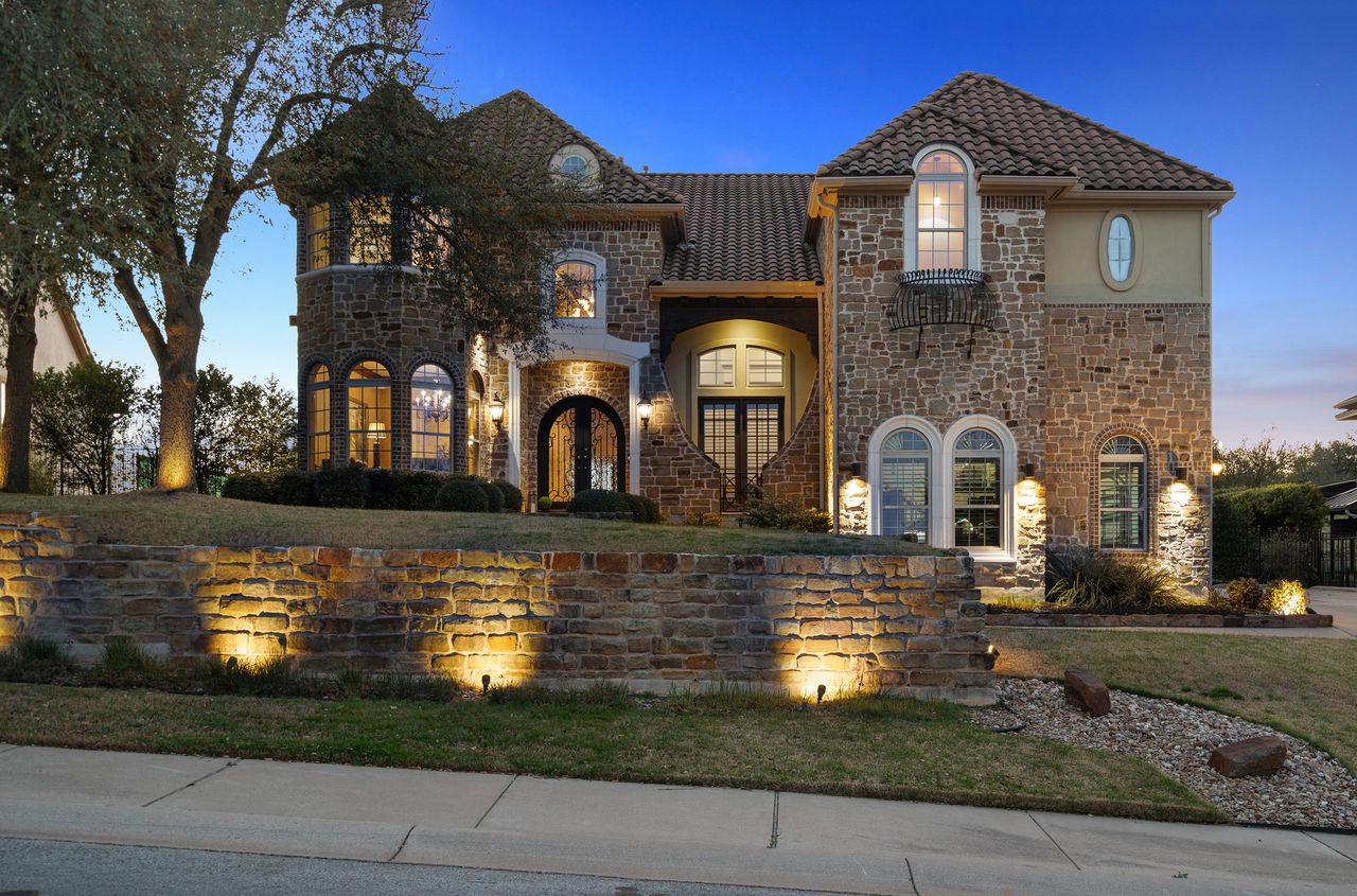 A home for sale in Austin, Texas, by a golf course.