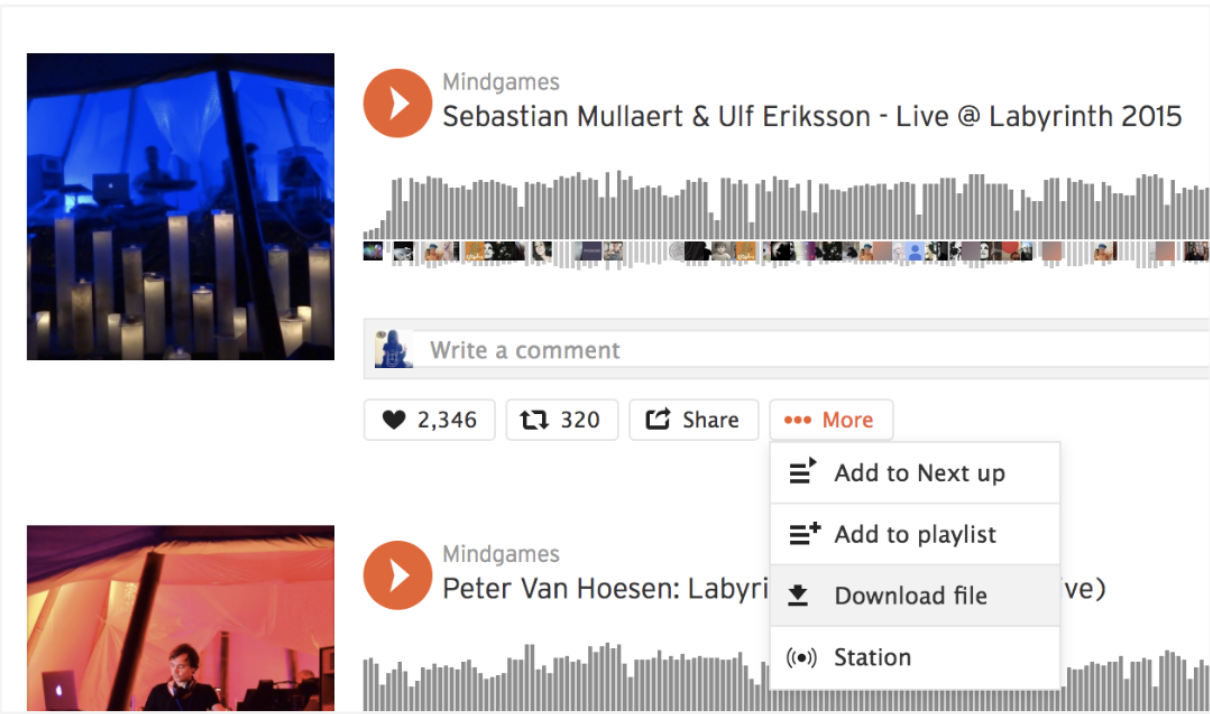 SoundCloud Screenshot
