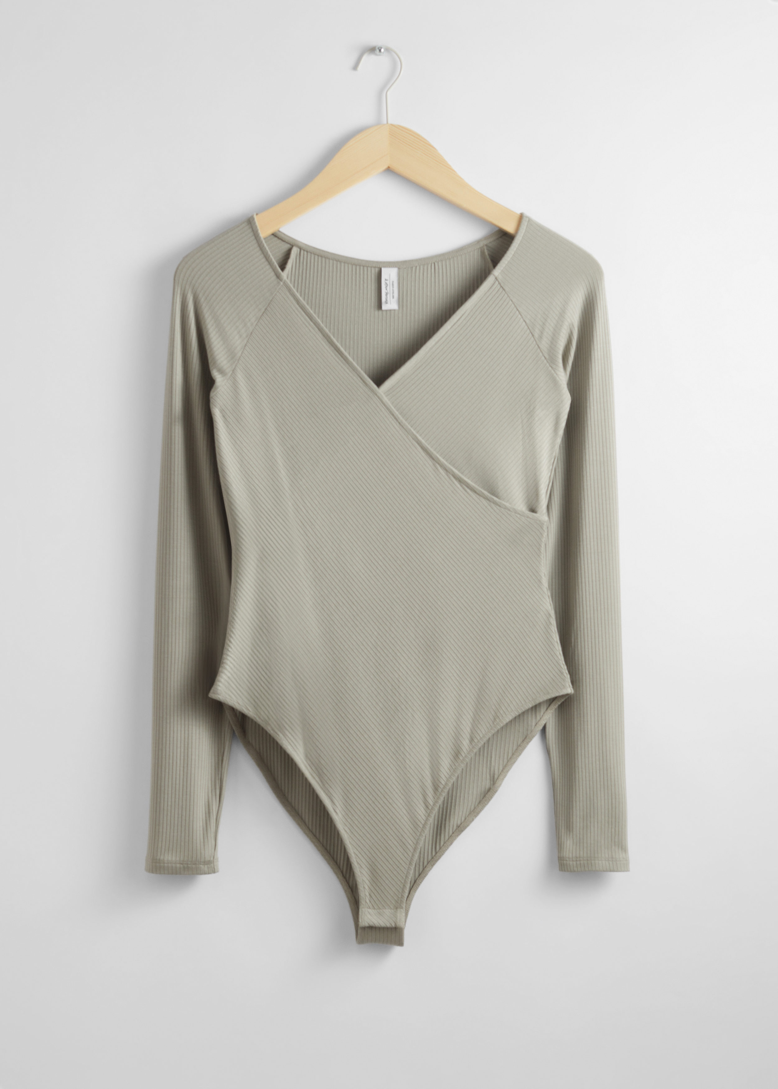 Off-Shoulder Wrap Bodysuit