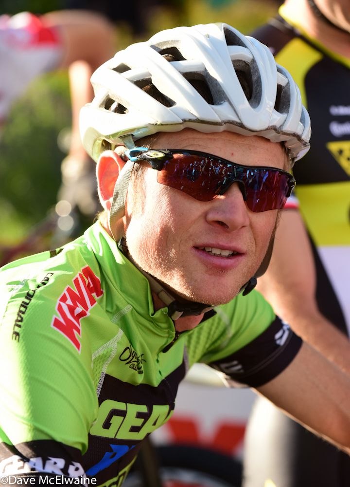 Alex Grant (Ridebiker Alliance) staging for the race