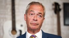 Nigel Farage looking quizzical