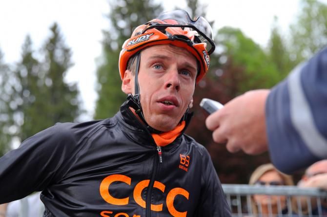 Post-stage interview time for Jan Hirt (CCC Sprandi Polkowice)